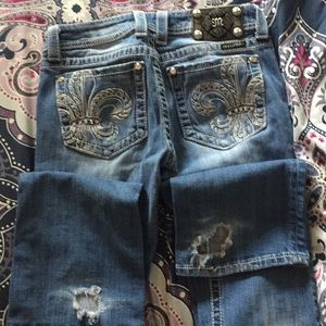 Miss me boot cut jeans size 27